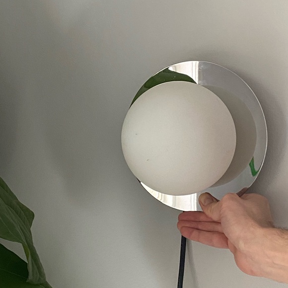 IKEA Discontinued Table Lamp - White and Chrome - Picture 5 of 9